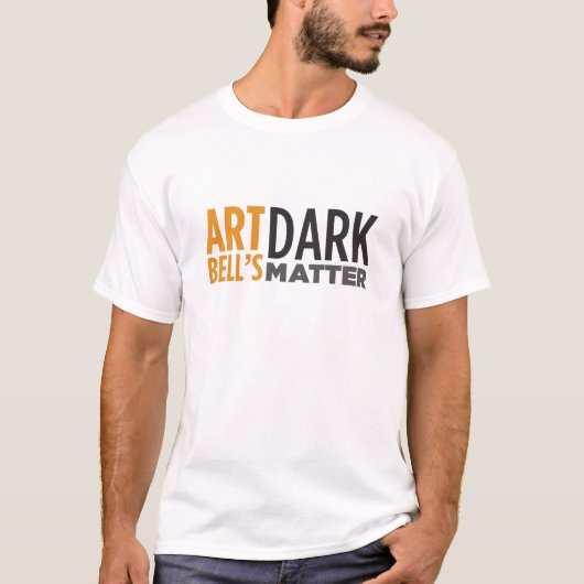 Kunst Bell's donkere materie T-shirt (Voorkant)