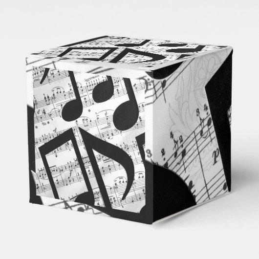 Kunst Bladmuziek Bedankdoosjes (Voorkant Zijde)