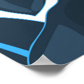 Kunst Bloemen Granaatappel Boom Patroon Poster (Hoek)