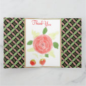 Kunst Bloemen met Patroon Detailing Kaart (Binnen)