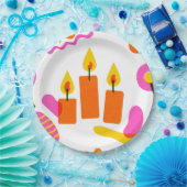 Kunst Borden van poolbloemen Papieren Bordje (Feest)