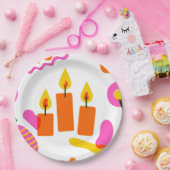 Kunst Borden van poolbloemen Papieren Bordje (Feest)