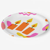 Kunst Borden van poolbloemen Papieren Bordje (Gekanteld)