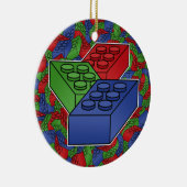 Kunst - Bouwstenen voor kinderen Keramisch Ornament (Rechts)