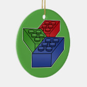 Kunst - Bouwstenen voor kinderen Keramisch Ornament (Rechts)