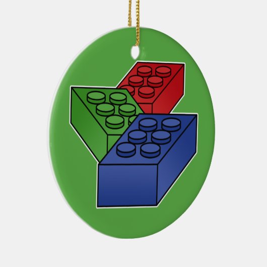 Kunst - Bouwstenen voor kinderen Keramisch Ornament (Rechts)