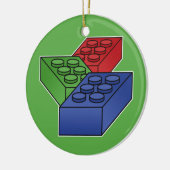 Kunst - Bouwstenen voor kinderen Keramisch Ornament (Links)