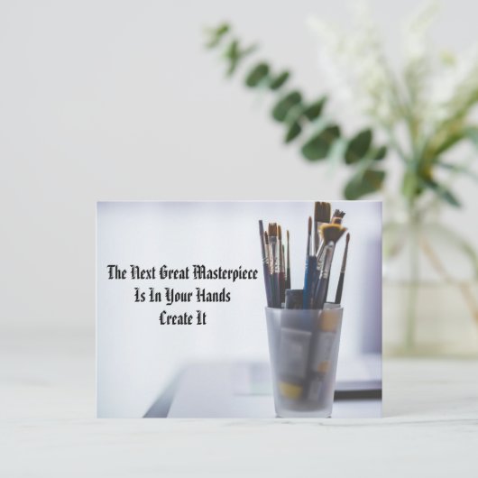 Kunst Briefkaart (Staand voorkant)