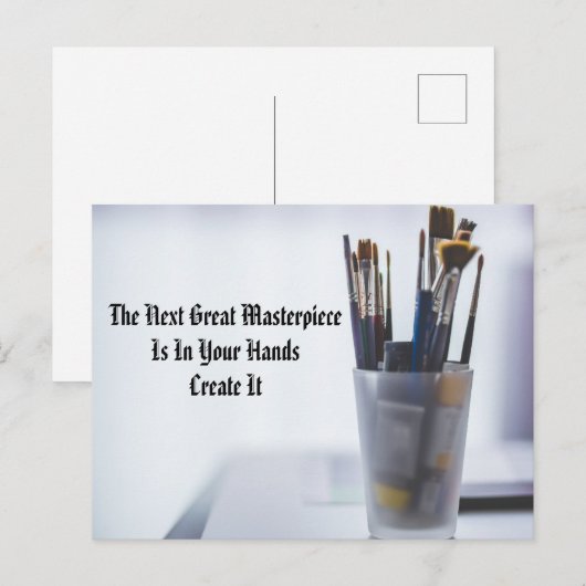 Kunst Briefkaart (Voorkant / Achterkant)