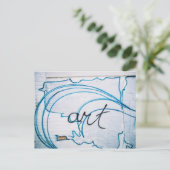 kunst briefkaart (Staand voorkant)