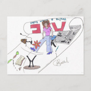 Kunst Briefkaart — "Maar je bent een ster!"