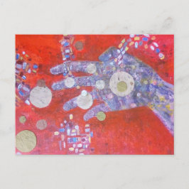 Kunst briefkaart, post, briefkaart