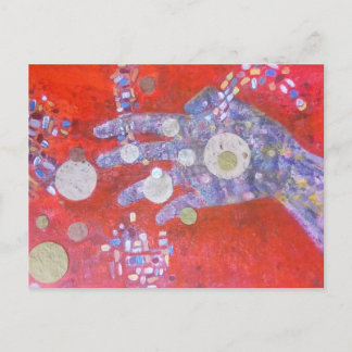 Kunst briefkaart, post, briefkaart