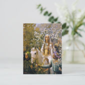 Kunst Briefkaart: Queen Guinevere Briefkaart (Staand voorkant)