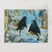 Kunst Briefkaart - Winter door Michalina Janoszank (Voorkant)