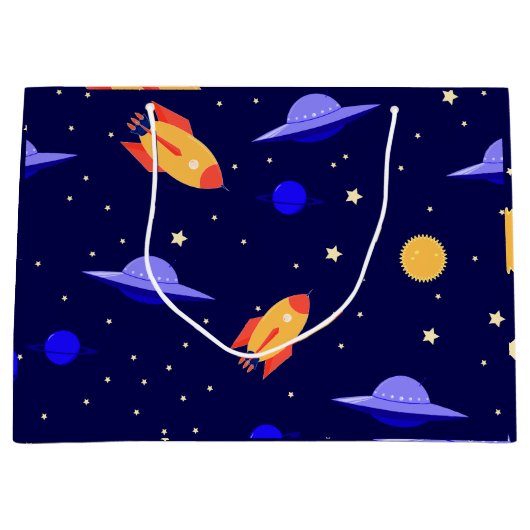 Kunst buiten de ruimte Buitenaardse aardbevingen Groot Cadeauzakje (Voorkant)