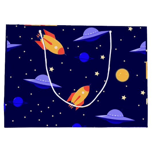 Kunst buiten de ruimte Buitenaardse aardbevingen Groot Cadeauzakje (Achterkant)