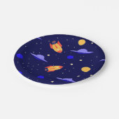 Kunst buiten de ruimte Buitenaardse aardbevingen Papieren Bordje (Gekanteld)