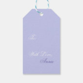 Kunst cadeaukaartjes 'Daybreak Angel Fantasy' Cadeaulabel (Achterkant)