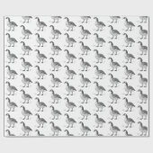 Kunst Canadese Gans Natuur Tekening Cadeaupapier (Vlak)