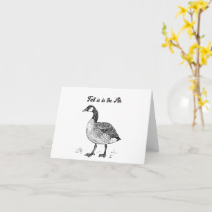 Kunst Canadese Gans Natuur Tekening Kaart