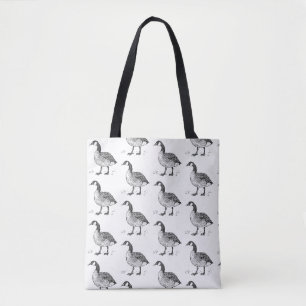Kunst Canadese Gans Natuur Tekening Tote Bag