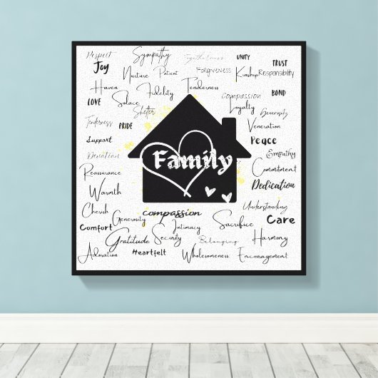 kunst canvas afdruk (Insitu (Houten vloer))