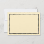 kunst certificaat van echtheid bedankkaart (Achterkant)