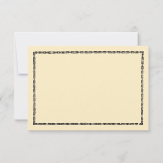 kunst certificaat van echtheid bedankkaart (Achterkant)