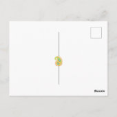 Kunst, cirkel, evenement, bloemontwerp, lettertype briefkaart (Achterkant)