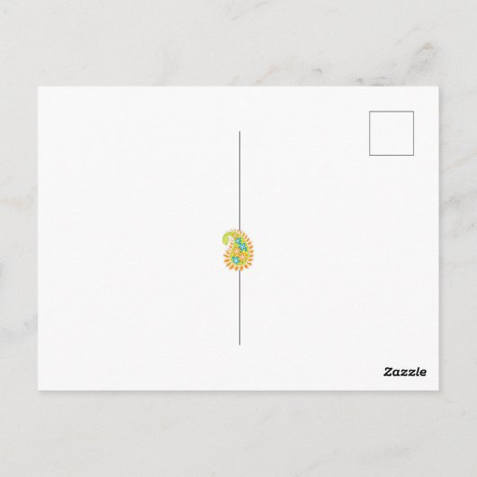 kunst, cirkel, evenement, bloemschikken, lettertyp briefkaart (Achterkant)