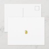 kunst, cirkel, evenement, bloemschikking, letterty briefkaart (Voorkant / Achterkant)