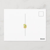 kunst, cirkel, evenement, bloemschikking, letterty briefkaart (Achterkant)