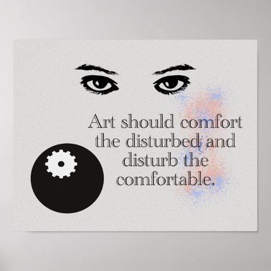 Kunst - citaat over kunst - Kunstafdrukken Poster (Voorkant)