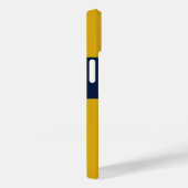 Kunst Collage Script Monogram iPhone Case (Achterkant / Rechts)