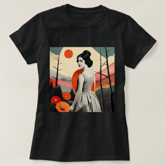  kunst Collage T-shirt (Design voorkant)