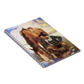  kunst, cowboy die zijn paard door NC Wyeth kijkt Notitieboek (Rechterzijde)