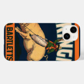Kunst Cowboy met een  etiket op fruitkratten op va Case-Mate iPhone Case (Achterkant (horizontaal))