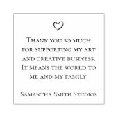 Kunst Creatief Bedrijf Dank u Stempel Opmerking (Afrduk)