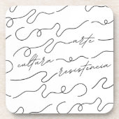 Kunst, Cultuur, Resistencia Bier Onderzetter (Voorkant)