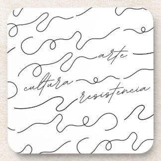 Kunst, Cultuur, Resistencia Bier Onderzetter