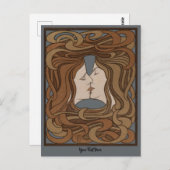  kunst : de kus briefkaart (Voorkant / Achterkant)