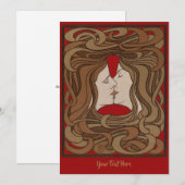 kunst : de kus feestdagenkaart (Voorkant / Achterkant)