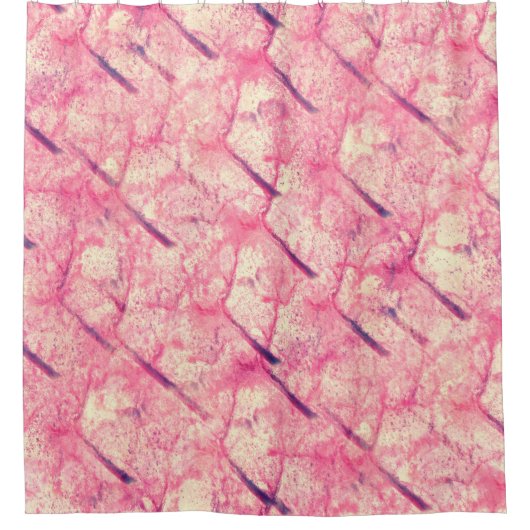 kunst De roze waterverf inkt verfblob waterverf Douchegordijn (Voorkant)