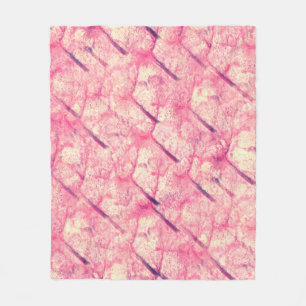 kunst De roze waterverf inkt verfblob waterverf Fleece Deken