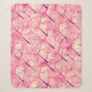 kunst De roze waterverf inkt verfblob waterverf Sherpa Deken