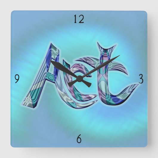 Kunst de Wandklok van het Wapenplein (Voorkant)