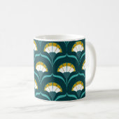 Kunst-deco-anjers Koffiemok (Voorkant rechts)