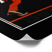 Kunst Deco bier vintage poster (Hoek)