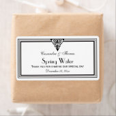  Kunst Deco Black Whattle Lijst #1 H Water Fles Etiket (Insitu)